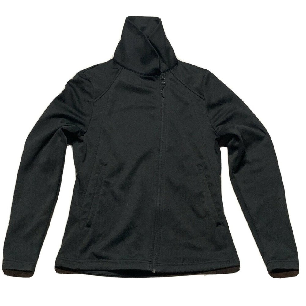 Women's SPYDER Full Zip High Neck Jacket Activewear Black Small